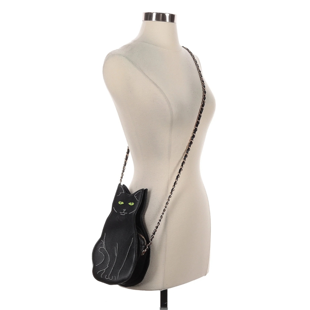 Black Cat-Shaped Shoulder Bag - Picture 5 of 6